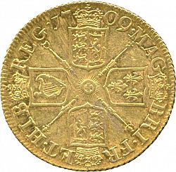 Large Reverse for Guinea 1709 coin