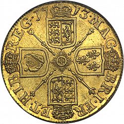 Large Reverse for Guinea 1713 coin