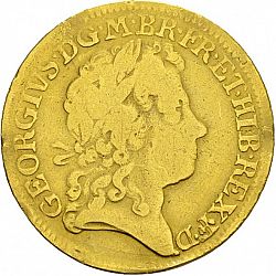 Large Obverse for Guinea 1721 coin