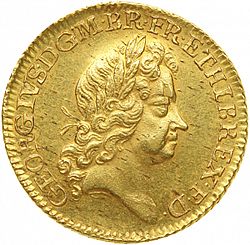 Large Obverse for Guinea 1725 coin