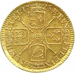 Large Reverse for Guinea 1725 coin