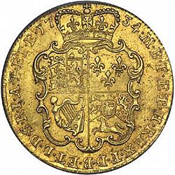 Large Reverse for Guinea 1734 coin