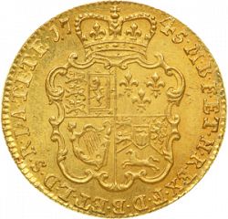 Large Reverse for Guinea 1745 coin