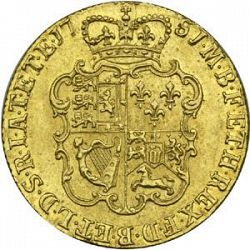 Large Reverse for Guinea 1751 coin