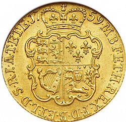 Large Reverse for Guinea 1759 coin
