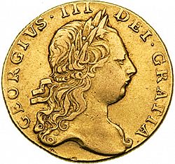 Large Obverse for Guinea 1766 coin