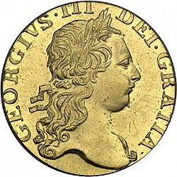 Large Obverse for Guinea 1769 coin