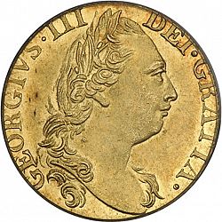 Large Obverse for Guinea 1779 coin