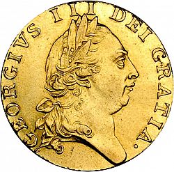 Large Obverse for Guinea 1788 coin