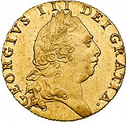 Large Obverse for Guinea 1793 coin
