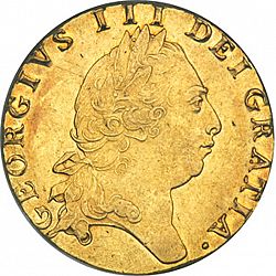 Large Obverse for Guinea 1794 coin