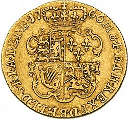 Large Reverse for Guinea 1766 coin