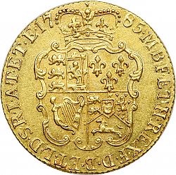 Large Reverse for Guinea 1785 coin