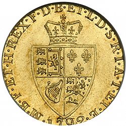 Large Reverse for Guinea 1792 coin