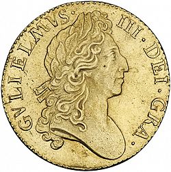 Large Obverse for Guinea 1697 coin