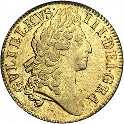 Large Obverse for Guinea 1700 coin