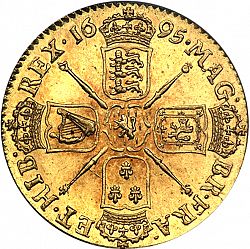 Large Reverse for Guinea 1695 coin