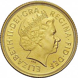 Large Obverse for Sovereign 2000 coin