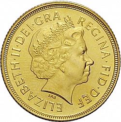 Large Obverse for Sovereign 2000 coin