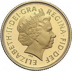 Large Obverse for Sovereign 2008 coin