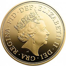 Large Obverse for Sovereign 2015 coin