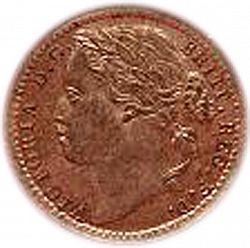 Large Obverse for Third Farthing 1881 coin