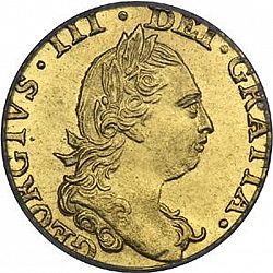 Large Obverse for Half Guinea 1779 coin