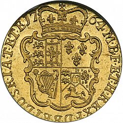 Large Reverse for Half Guinea 1764 coin