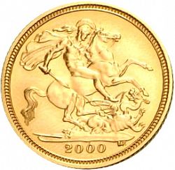 Large Reverse for Half Sovereign 2000 coin