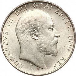 Large Obverse for Halfcrown 1909 coin