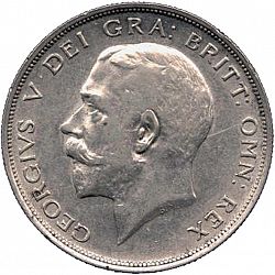 Large Obverse for Halfcrown 1914 coin
