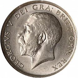 Large Obverse for Halfcrown 1918 coin