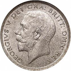 Large Obverse for Halfcrown 1920 coin