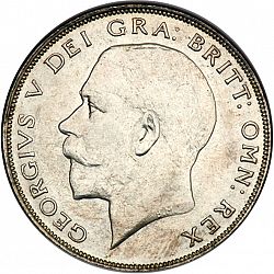 Large Obverse for Halfcrown 1925 coin