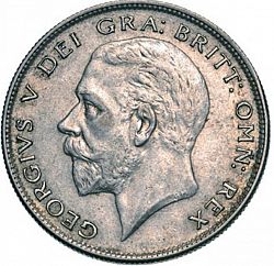 Large Obverse for Halfcrown 1929 coin
