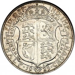 Large Reverse for Halfcrown 1925 coin