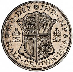 Large Reverse for Halfcrown 1934 coin