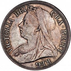 Large Obverse for Halfcrown 1897 coin