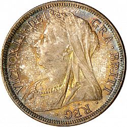 Large Obverse for Halfcrown 1901 coin