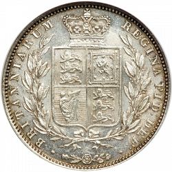Large Reverse for Halfcrown 1841 coin