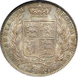 Large Reverse for Halfcrown 1842 coin