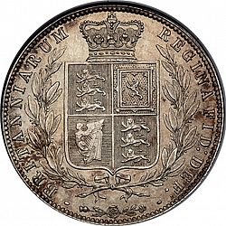 Large Reverse for Halfcrown 1875 coin
