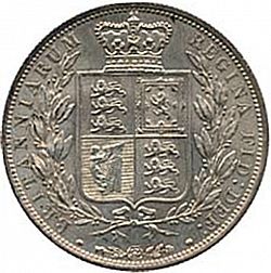 Large Reverse for Halfcrown 1881 coin
