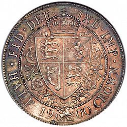 Large Reverse for Halfcrown 1900 coin