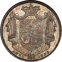 Large Reverse for Halfcrown 1835 coin