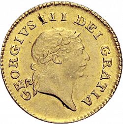 Large Obverse for Third Guinea 1808 coin