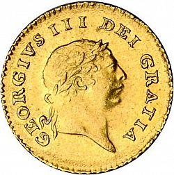 Large Obverse for Third Guinea 1810 coin