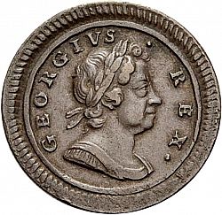 Large Obverse for Farthing 1720 coin