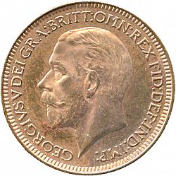 Large Obverse for Farthing 1932 coin