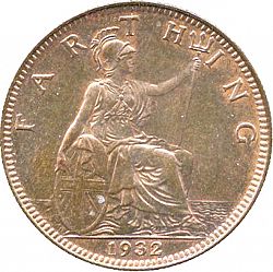 Large Reverse for Farthing 1932 coin